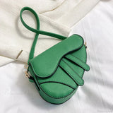 Bolso bandolera de piel tipo mensajero tipo sillín