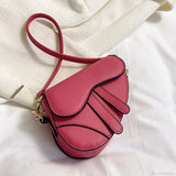 Bolso bandolera de piel tipo mensajero tipo sillín