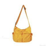 Mochila escolar de lona de gran capacidad