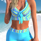 Conjunto sexy de dos piezas para la playa