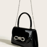 Clutch de noche con lentejuelas y cristales, bolso de boda