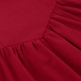 Minivestido sexy con escote en U y tirantes finos, cintura ajustada y corte en forma de A.