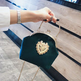 Clutch de noche brillante en forma de corazón, bolso de hombro con cadena