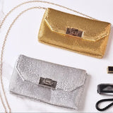 Clutch de noche con lentejuelas brillantes