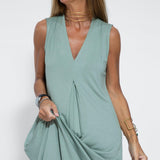 Vestido holgado de mujer: cómodo y transpirable.