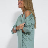 Vestido holgado de mujer: cómodo y transpirable.