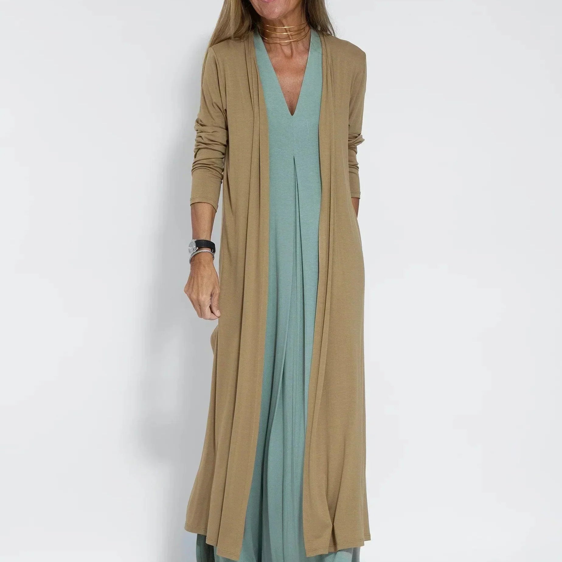 Vestido holgado de mujer: cómodo y transpirable.
