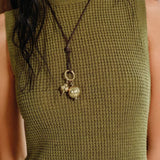 Vestido mini entallado con flecos en punto liso
