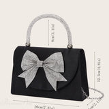 Bolso de hombro cuadrado para bodas o salidas nocturnas.