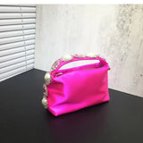 Bolsa de teléfono de seda con piedras