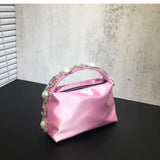 Bolsa de teléfono de seda con piedras