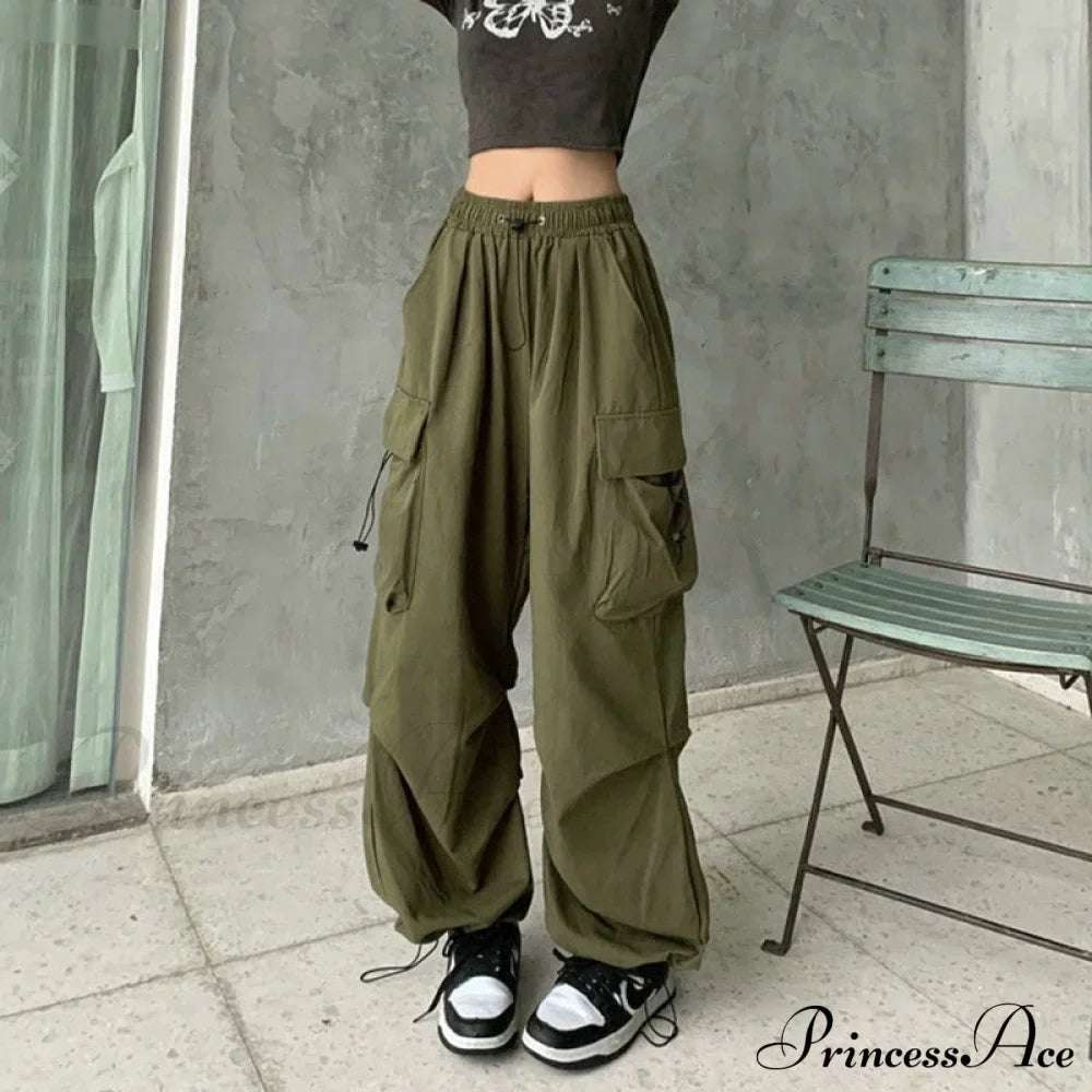 Pantalones de pierna recta, pantalones de jogging de pierna ancha con bolsillos, estilo moderno.