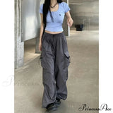 Pantalones de pierna recta, pantalones de jogging de pierna ancha con bolsillos, estilo moderno.