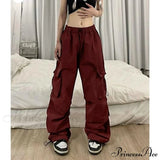 Pantalones de pierna recta, pantalones de jogging de pierna ancha con bolsillos, estilo moderno.