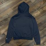 Sudadera reversible con capucha estilo streetwear a cuadros