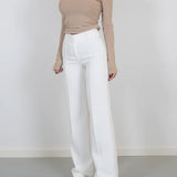Pantalones de Mujer - Cintura Alta - Pierna Ancha - Elegantes y Cómodos