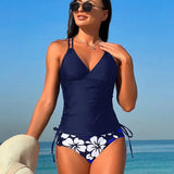 Tankini brasileño de dos piezas