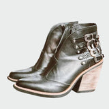Zapatos de cuero retro