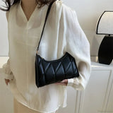 Bolso de hombro de piel sintética de moda