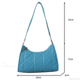 Bolso de hombro de piel sintética de moda