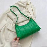 Bolso de hombro de piel sintética de moda