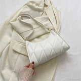 Bolso de hombro de piel sintética de moda