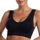 Sujetador para mujer – Sin aros – Relleno ligero – Ajuste sin costuras – Tejido transpirable