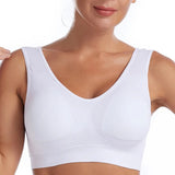 Sujetador para mujer – Sin aros – Relleno ligero – Ajuste sin costuras – Tejido transpirable
