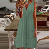 Sophie - Elegante vestido de verano con bordado de encaje