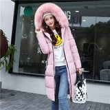Parka larga de mujer