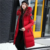 Parka larga de mujer
