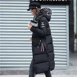 Parka larga de mujer