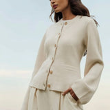 Cárdigan elegante, cómodo y moderno con botones para mujer.