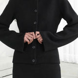 Cárdigan elegante, cómodo y moderno con botones para mujer.