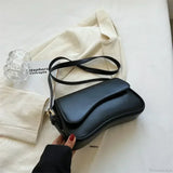 Bolso de hombro de piel de diseñador vintage