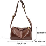 Bolso de hombro vintage con correa ancha
