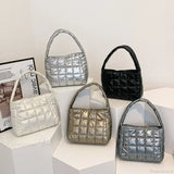 Bolso tote informal de algodón para invierno