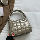 Bolso tote informal de algodón para invierno