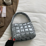 Bolso tote informal de algodón para invierno