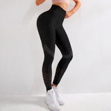 Leggings de fitness elegantes para mujer: ajustados, elásticos y transpirables.