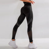 Leggings de fitness elegantes para mujer: ajustados, elásticos y transpirables.