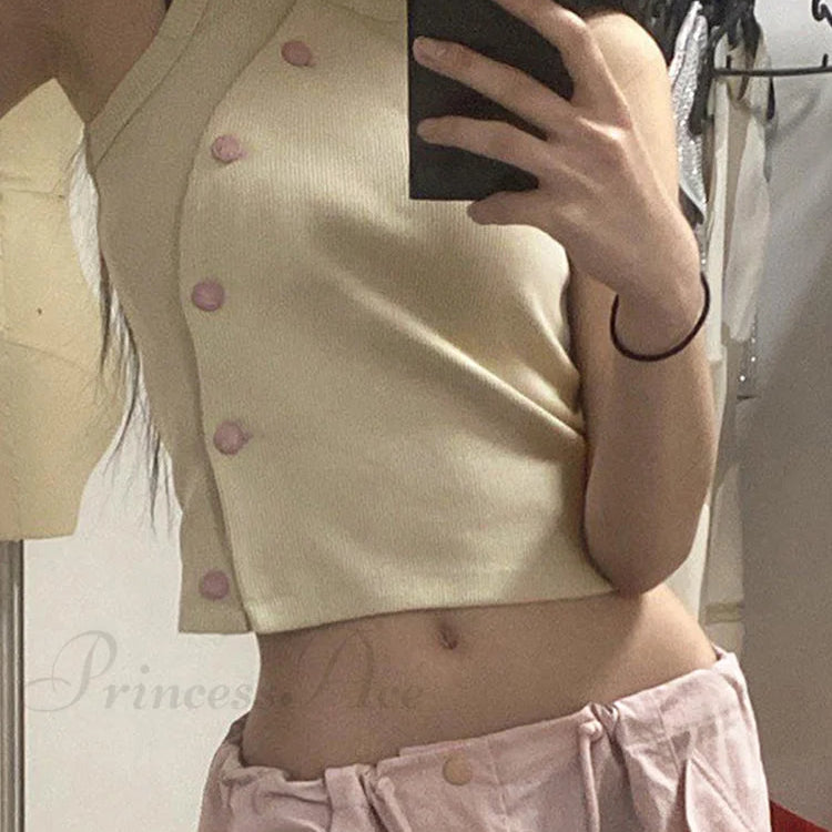 Pantalones casuales con cordón para mujer, estilo años 2000