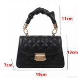 Bolso bandolera de piel sintética para mujer