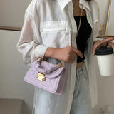 Bolso bandolera de piel sintética para mujer