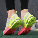 Zapatillas deportivas para mujer – Estilo deportivo – Malla transpirable – Suela con cámara de aire – Caña baja