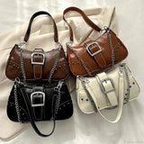 Bolso de hombro con cadena estilo Y2K
