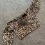Sudadera con capucha hip-hop con estampado de leopardo Y2K