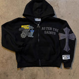 Sudadera informal con estampado de letras Y2K