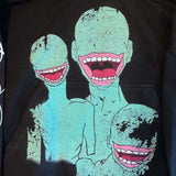Sudadera con capucha con estampado novedoso Y2K