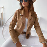 Chaqueta de mujer elegante, atrevida y sofisticada.